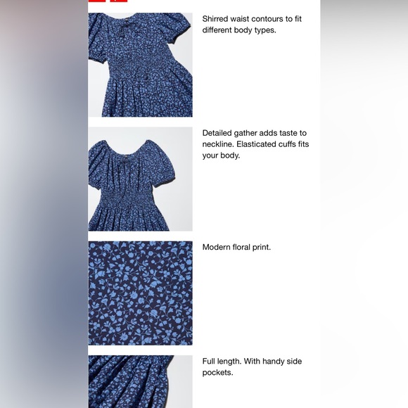 Uniqlo Volume Sleeve Dress - Picture 3 of 10